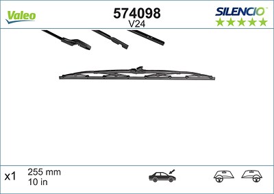 Valeo Wischblatt [Hersteller-Nr. 574098] von VALEO