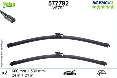 Valeo Wischblatt [Hersteller-Nr. 577792] für Mercedes-Benz von VALEO