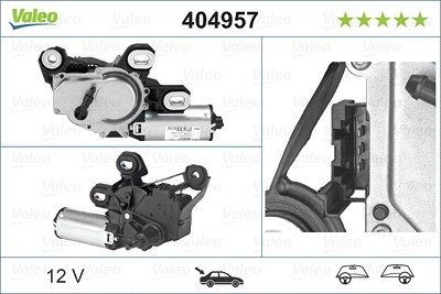 Valeo Wischermotor [Hersteller-Nr. 404957] für Mercedes-Benz von VALEO