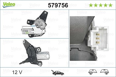 Valeo Wischermotor [Hersteller-Nr. 579756] für Renault von VALEO