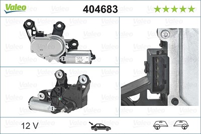 Valeo Wischermotor [Hersteller-Nr. 404683] für Skoda von VALEO