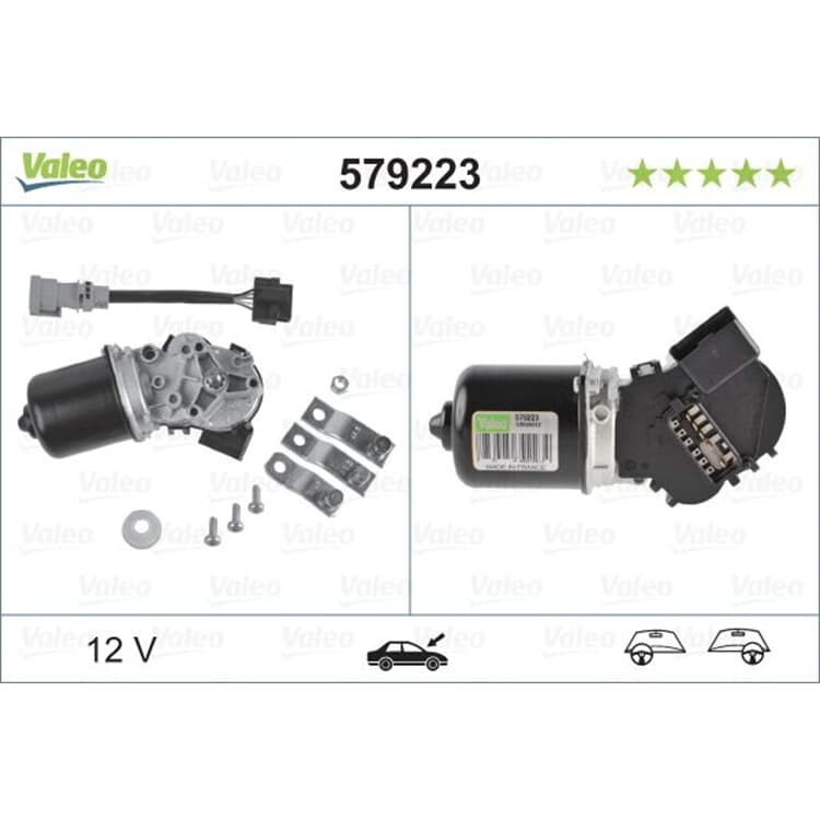 Valeo Wischermotor vorne Renault Megane von VALEO