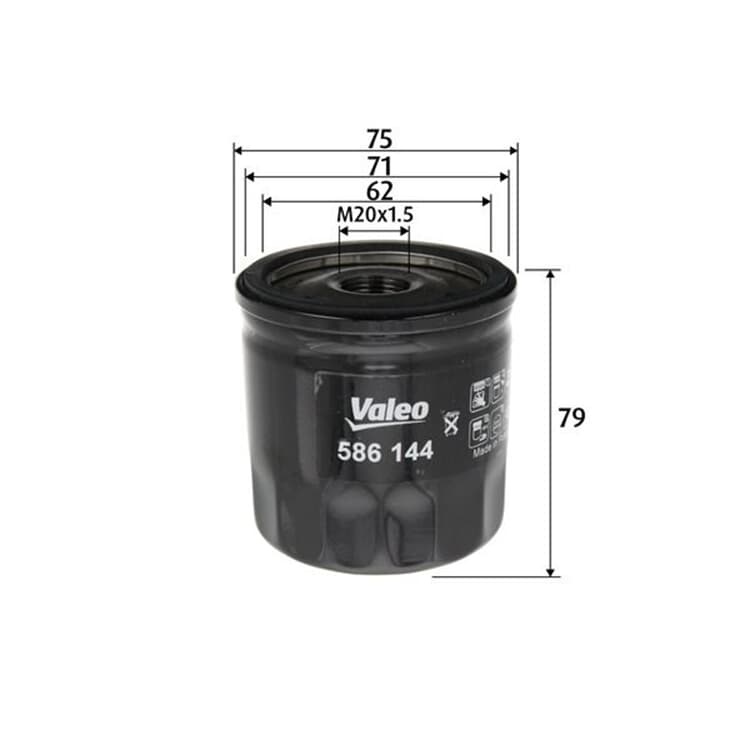 Valeo ?lfilter Dacia Mercedes Nissan Renault Valeo ?lfilter Dacia Mercedes Nissan Renault von VALEO