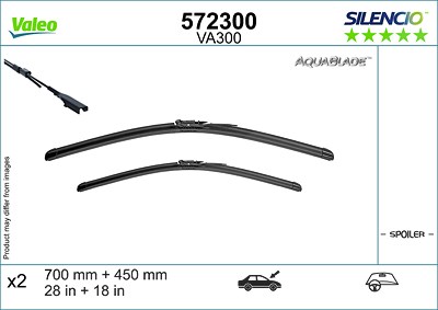 Valeo Wischblatt [Hersteller-Nr. 572300] für Tesla von VALEO
