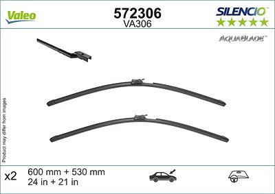 Valeo Wischblatt [Hersteller-Nr. 572306] für Mercedes-Benz von VALEO