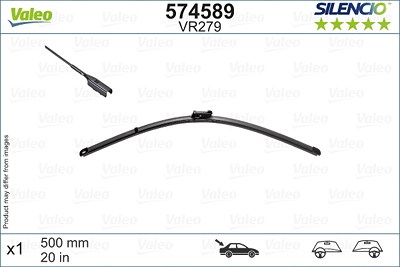 Valeo Wischblatt [Hersteller-Nr. 574589] für Opel, Vauxhall von VALEO
