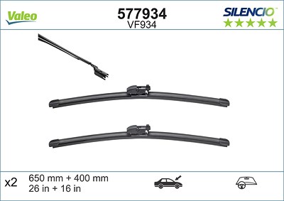 Valeo Wischblatt [Hersteller-Nr. 577934] für Lexus, Subaru, Toyota von VALEO