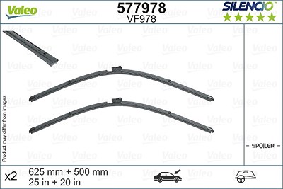 Valeo Wischblatt [Hersteller-Nr. 577978] für Audi, Lamborghini von VALEO