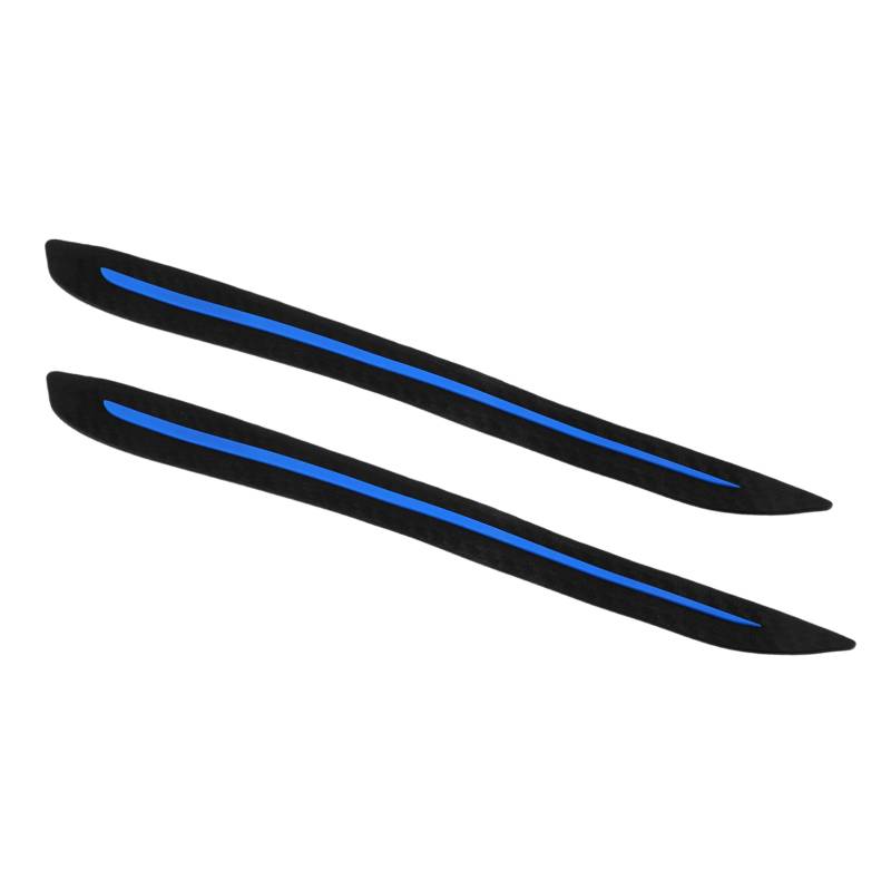 VALICLUD 1 Paar Body Stoßfänger Augenbrauen Kratzfeste Stoßstangenleiste Auto Stoßfängerzubehör Body Scratch Protector Auto -kratzeraufkleber Stoßstangen-eckenschutz Blue Pp von VALICLUD