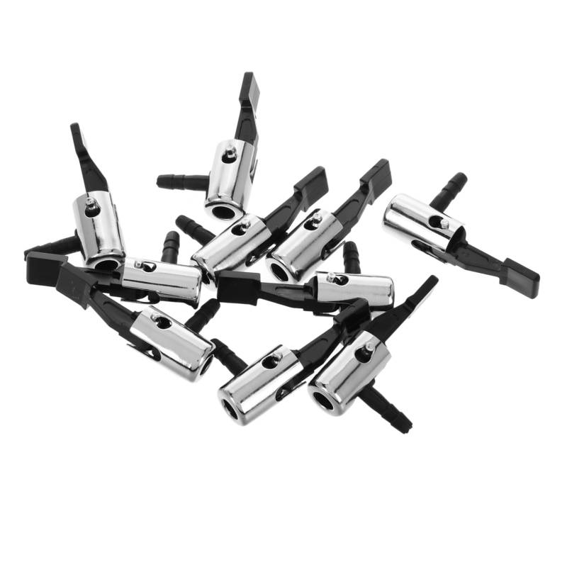 VALICLUD 10Stücke Arretierbares Luftspannfutter Adapter für Luftpumpen Kompatibel mit Auto Fahrrad und LKW Reifen für Langlebige Nutzung von VALICLUD