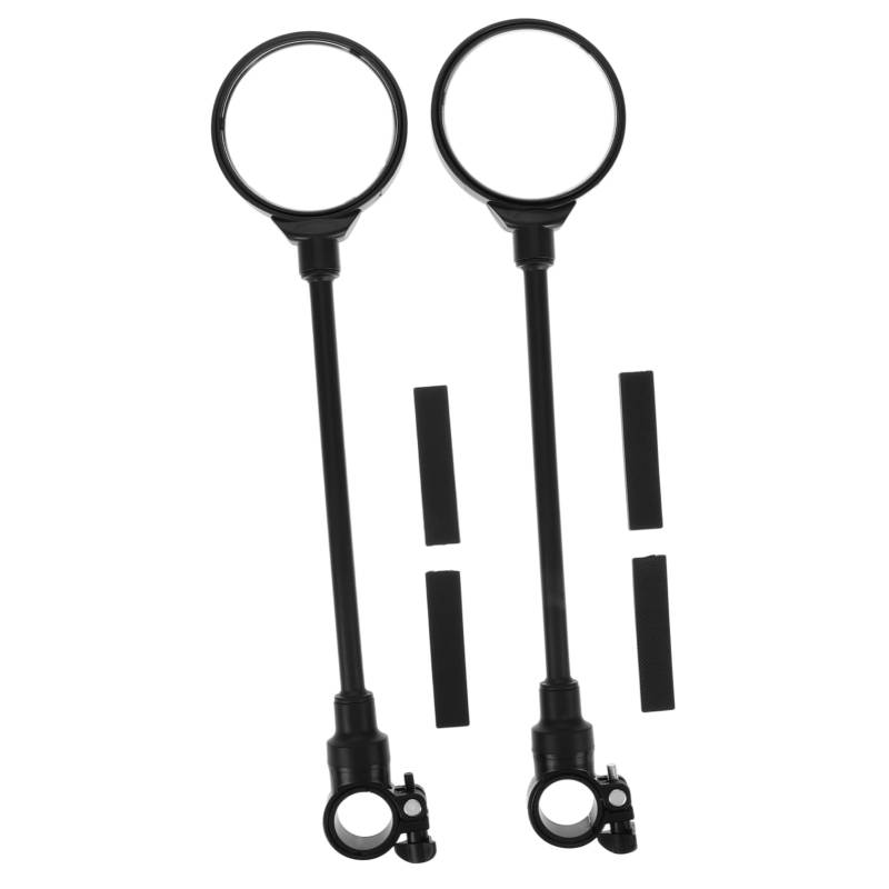 VALICLUD 1Paar Konvexer Rückspiegel für Fahrradlenker Verstellbare Fahrrad Rückspiegel Einsetzbar für Bike Mountainbike und Reflexion und Erhöhte von VALICLUD
