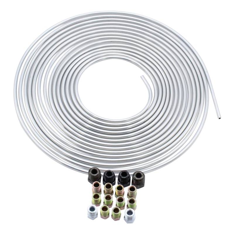VALICLUD 1Satz Bremsrohrersatz Od Fuß Bremsleitung Coil Kit für Autos Nichtmagnetisches Bremsrohr mit Einfachem Einbau und Langlebiger Struktur für Bremsleitungsreparaturen von VALICLUD