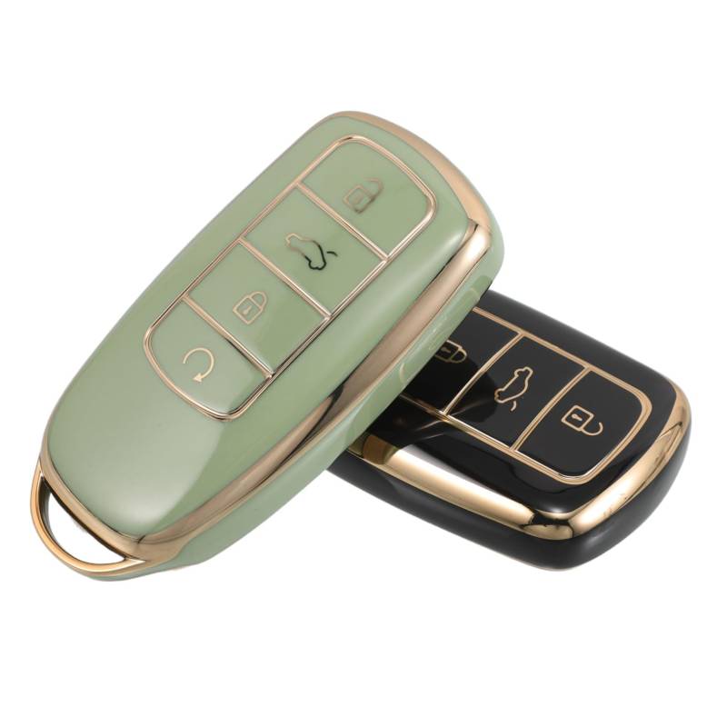 VALICLUD 2 Stück Autoschlüsselschale Schlüsseletui Auto Fall Autoschlüsselgehäuse Universal Car Key Fob Covers Auto Schlüssel Fall Abdeckung Fob-Abdeckung TPU von VALICLUD
