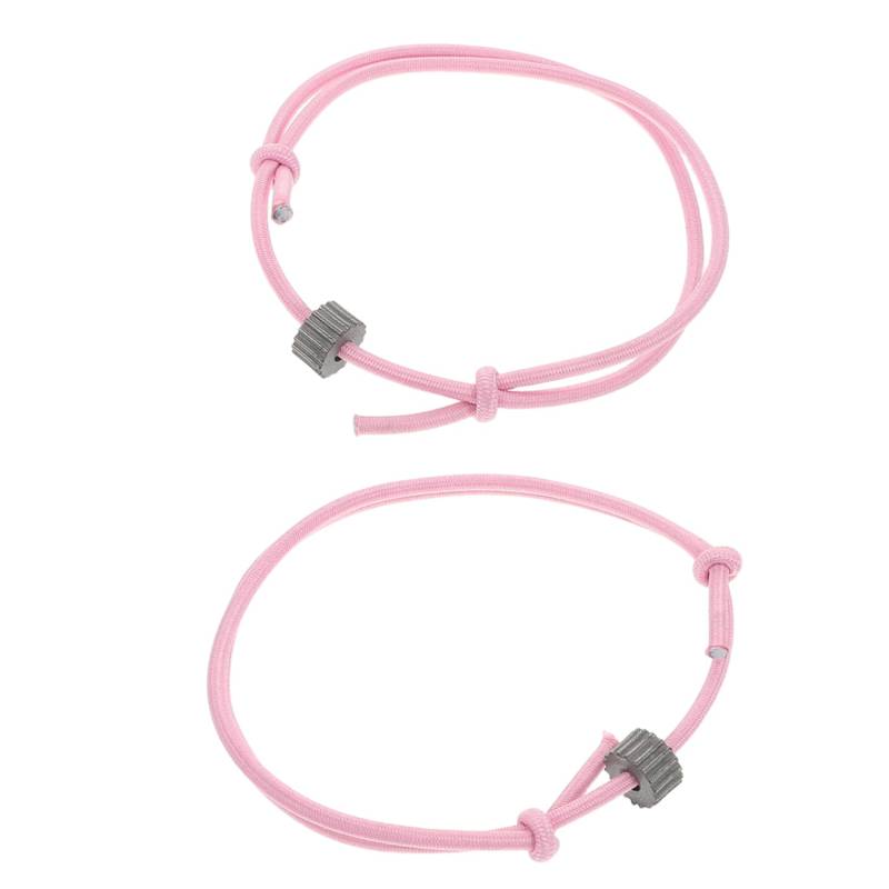 VALICLUD 2 Stück Fluchtwerkzeuge Handkette Notfall Fensterbrecher Notfall Zubehör Glassbrecher Armband Flucht Armband Sicherheitsglasbrecher Handgelenksbrand Auto Teil elastisches Seil Rosa von VALICLUD