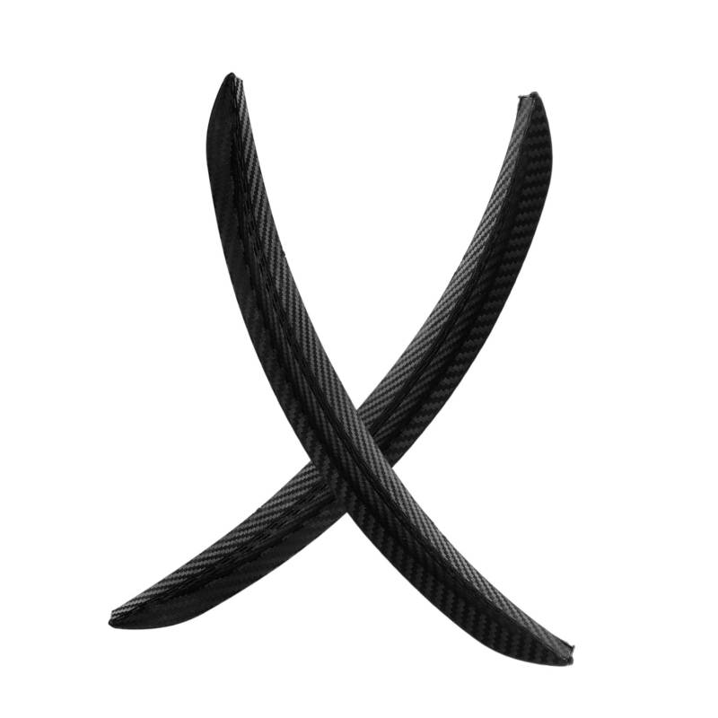 VALICLUD 2Stücke Auto Stoßfängerschutz Selbstklebend Kollision Flexible Kohlefaserfolie für Universelle Anwendung Schützt Autolack und Sorgt für Stilvollen Look von VALICLUD