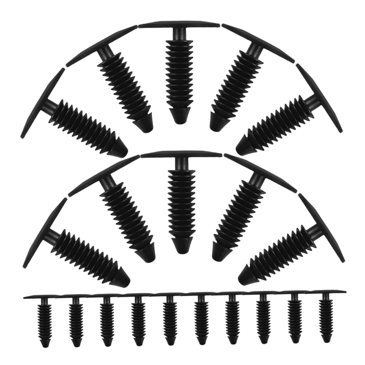 VALICLUD 30Stücke Nylon Befestigungselemente für Auto Innenverkleidung Schwarze Retainer Clips Baumform für Kofferraum Liner und Stoßfänger Langlebig und Einfach VALICLUD 30Stücke Nylon Befestigungselemente für Auto Innenverkleidung Schwarze Retainer Clips Baumform für Kofferraum Liner und Stoßfänger Langlebig und Einfach von VALICLUD