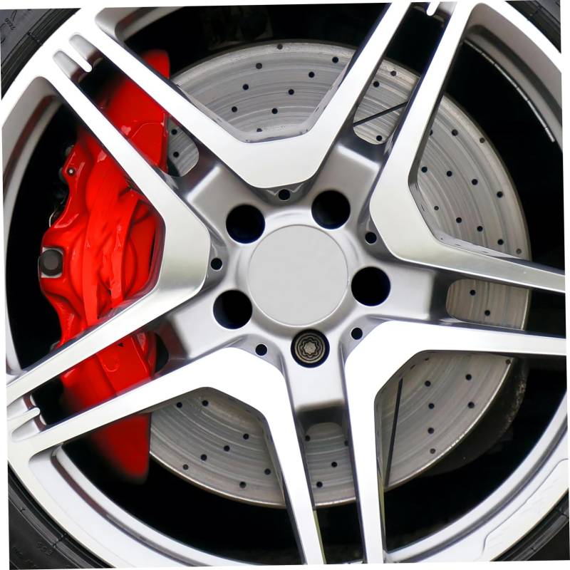 VALICLUD 4 Stück Auto modifizierte Radkappe Felgen Zubehör Auto Radzierblenden Schutz für Radnaben Radmitte Abdeckungen Radmittenkappen Felgendeckel-Nabenkappen ABS-Kunststoff Silver von VALICLUD