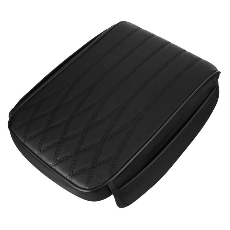 VALICLUD Auto Armlehnenkissen mit Lederbezug Hochwertige Konsolenabdeckung für Suv Universelles Autozubehör Rutschfeste Installation Stilvoller Komfort von VALICLUD