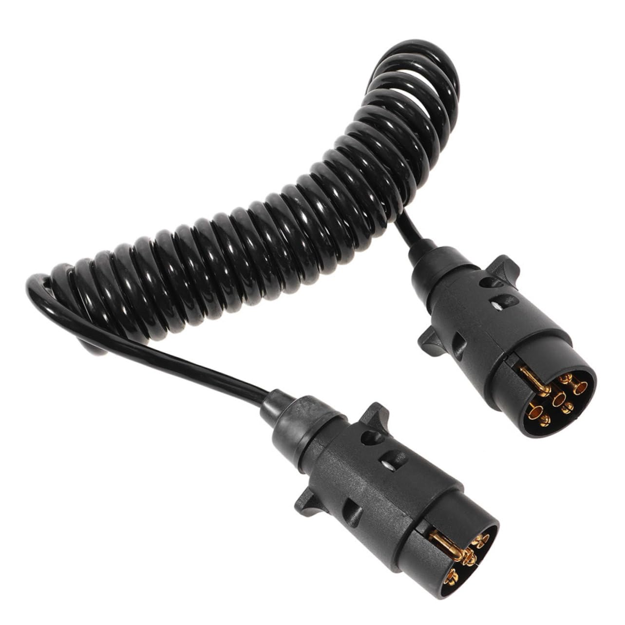 VALICLUD Gewickeltes Anhängerkabel für Fahrzeuge Tpu Spiralspanner Sicherheitskabel für Anhänger Einsetzbar für Verschiedene Fahrzeugtypen Flexibles Design VALICLUD Gewickeltes Anhängerkabel für Fahrzeuge Tpu Spiralspanner Sicherheitskabel für Anhänger Einsetzbar für Verschiedene Fahrzeugtypen Flexibles Design von VALICLUD