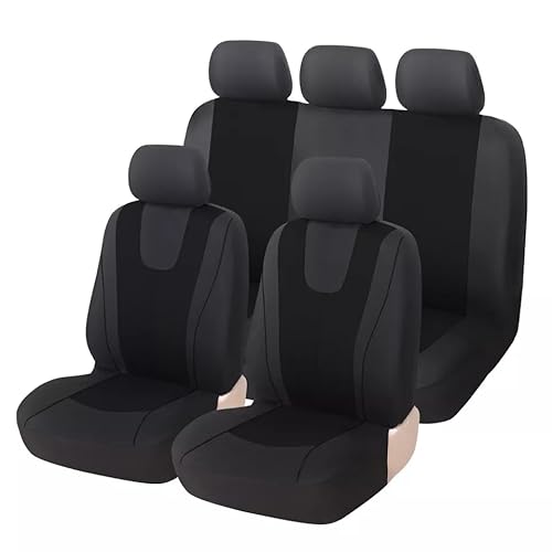 VALKEM Auto Sitzbezüge für Lancia Lybra Executive/Lybra SW Emblema Executive Intensa/Musa/Thema, Atmungsaktiv Bequem Autositzbezüge Sets, Wasserdichtes Verschleißfest Sitzbezug Sets Innenraum Zubehör von VALKEM
