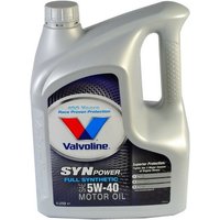 Motoröl VALVOLINE Synpower 5W40, 4L von Valvoline