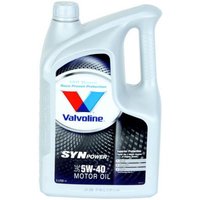 Motoröl VALVOLINE Synpower 5W40, 5L von Valvoline