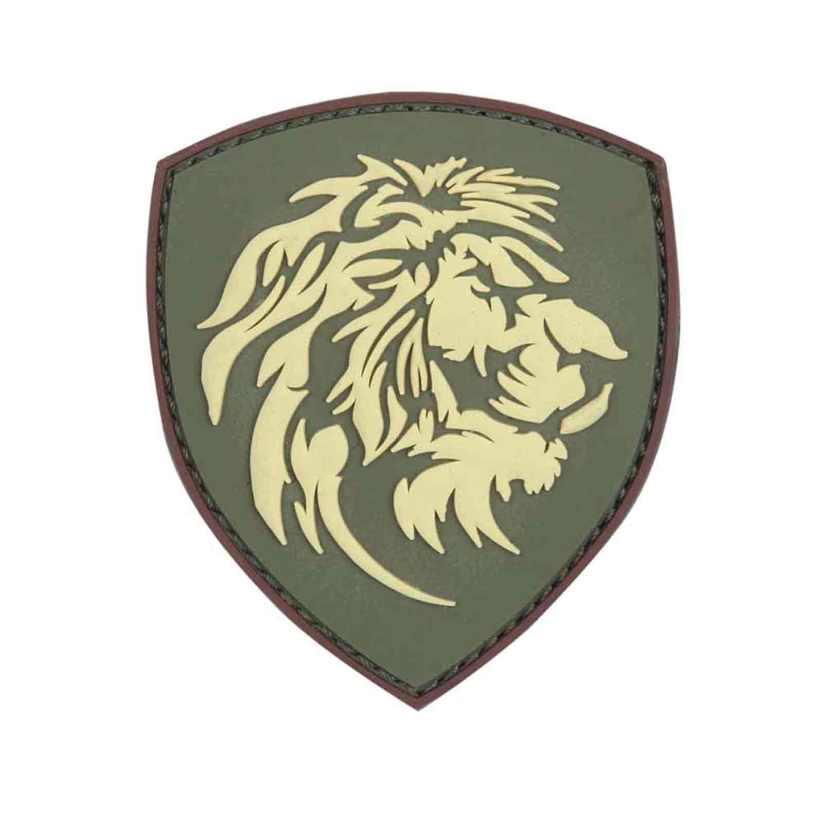 VAN OS 3D PVC Patch Löwe grün Klett Abzeichen Lion VAN OS 3D PVC Patch Löwe grün Klett Abzeichen Lion von VAN OS