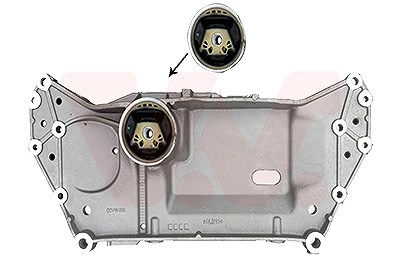 Van Wezel Hilfsrahmen/Aggregateträger [Hersteller-Nr. 5894690] für Audi, Seat, Skoda, VW von VAN WEZEL