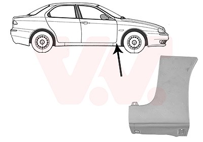 Van Wezel Kotflügel [Hersteller-Nr. 0156156] für Alfa Romeo von VAN WEZEL