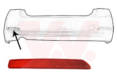 Van Wezel Rückstrahler [Hersteller-Nr. 0693939] für BMW von VAN WEZEL