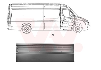 Van Wezel Seitenwand [Hersteller-Nr. 3077174] für Mercedes-Benz, VW von VAN WEZEL