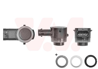 Van Wezel Sensor, Einparkhilfe [Hersteller-Nr. 0684880V] für Audi, BMW, Mercedes-Benz, Seat, Skoda, VW von VAN WEZEL