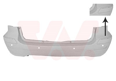 Van Wezel Stoßfänger [Hersteller-Nr. 3045547] für Mercedes-Benz von VAN WEZEL