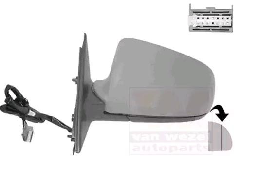 VAN WEZEL Außenspiegel AUDI 0326807 8E0857535E,8E1858531AA01C,8E0857507BGRU Rückspiegel,Seitenspiegel,Autospiegel,Spiegel von VAN WEZEL