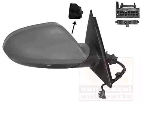 VAN WEZEL Außenspiegel AUDI 0342828 4G1857410AE,4G1857410AE01C,4G1857410BB01C Rückspiegel,Seitenspiegel,Autospiegel,Spiegel 4G1949146,4G5949102A von VAN WEZEL