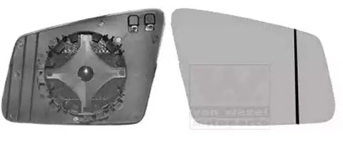 VAN WEZEL Außenspiegelglas MERCEDES-BENZ 3044838 A2468100221,2128102521,2468100221 Spiegelglas,Spiegelglas, Außenspiegel A2128102521 VAN WEZEL Außenspiegelglas MERCEDES-BENZ 3044838 A2468100221,2128102521,2468100221 Spiegelglas,Spiegelglas, Außenspiegel A2128102521 von VAN WEZEL