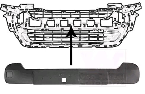 VAN WEZEL Blende, Stoßfänger PEUGEOT 4014581 7453F1 VAN WEZEL Blende, Stoßfänger PEUGEOT 4014581 7453F1 von VAN WEZEL