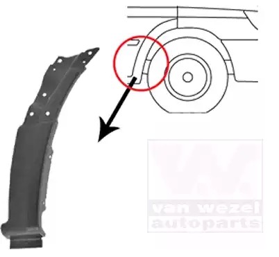 VAN WEZEL Kotflügel VW,MERCEDES-BENZ 3077654 9066302107,A2E0821102,A9066302107 2E0821102 VAN WEZEL Kotflügel VW,MERCEDES-BENZ 3077654 9066302107,A2E0821102,A9066302107 2E0821102 von VAN WEZEL
