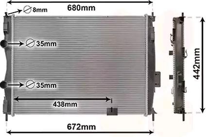 VAN WEZEL Kühler, Motorkühlung NISSAN 13002414 21400JD20A,21400JD20B,21400JD21B Kühler,Wasserkühler,Autokühler,Motorkühler 21400JD90B,21400JD90E VAN WEZEL Kühler, Motorkühlung NISSAN 13002414 21400JD20A,21400JD20B,21400JD21B Kühler,Wasserkühler,Autokühler,Motorkühler 21400JD90B,21400JD90E von VAN WEZEL