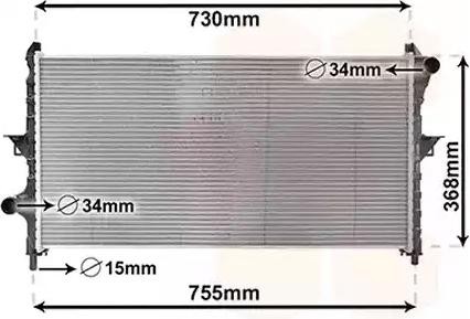 VAN WEZEL Kühler, Motorkühlung PEUGEOT,CITROËN 09002278 1330X1 Kühler,Wasserkühler,Autokühler,Motorkühler VAN WEZEL Kühler, Motorkühlung PEUGEOT,CITROËN 09002278 1330X1 Kühler,Wasserkühler,Autokühler,Motorkühler von VAN WEZEL