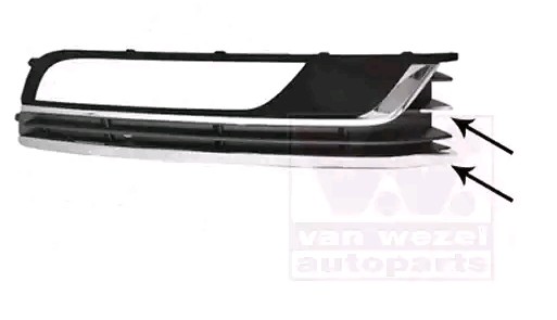 VAN WEZEL Lüftungsgitter VW 5740596 3AA854662B9B9 Stoßstange Gitter,Lüftungsgitter, Stoßfänger VAN WEZEL Lüftungsgitter VW 5740596 3AA854662B9B9 Stoßstange Gitter,Lüftungsgitter, Stoßfänger von VAN WEZEL