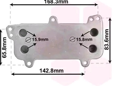 VAN WEZEL Ölkühler VW 58013707 070117021D Ölkühler, Motoröl VAN WEZEL Ölkühler VW 58013707 070117021D Ölkühler, Motoröl von VAN WEZEL