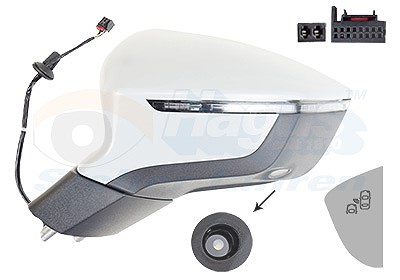 Van Wezel Außenspiegel [Hersteller-Nr. 4907827] für Seat von VAN WEZEL