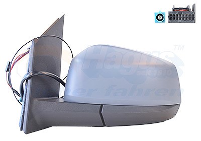 Van Wezel Außenspiegel [Hersteller-Nr. 5707825] für Ford, VW von VAN WEZEL