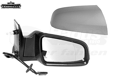 Van Wezel Außenspiegel rechts (Beifahrerseite) [Hersteller-Nr. 3792818] für Opel von VAN WEZEL