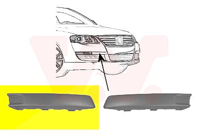 Van Wezel Blende, Stoßfänger [Hersteller-Nr. 5839584] für VW von VAN WEZEL