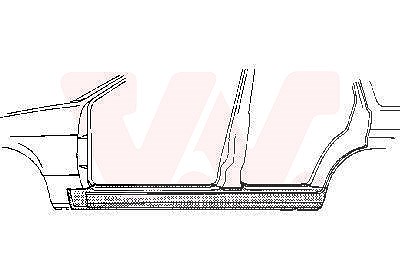 Van Wezel Einstiegblech, 4-türig [Hersteller-Nr. 0620104] für BMW von VAN WEZEL