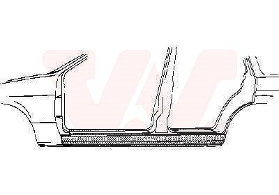 Van Wezel Einstiegblech, 4-türig [Hersteller-Nr. 1837104] für Ford, Mazda von VAN WEZEL