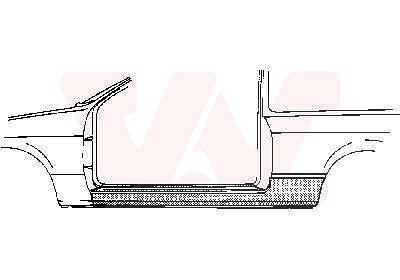 Van Wezel Einstiegblech [Hersteller-Nr. 0602.04] für BMW von VAN WEZEL
