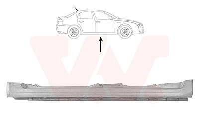 Van Wezel Einstiegsblech [Hersteller-Nr. 0160103] für Alfa Romeo von VAN WEZEL